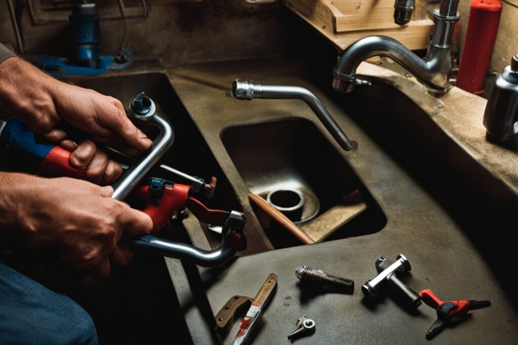 Manutenção de canos Manutenção de canos