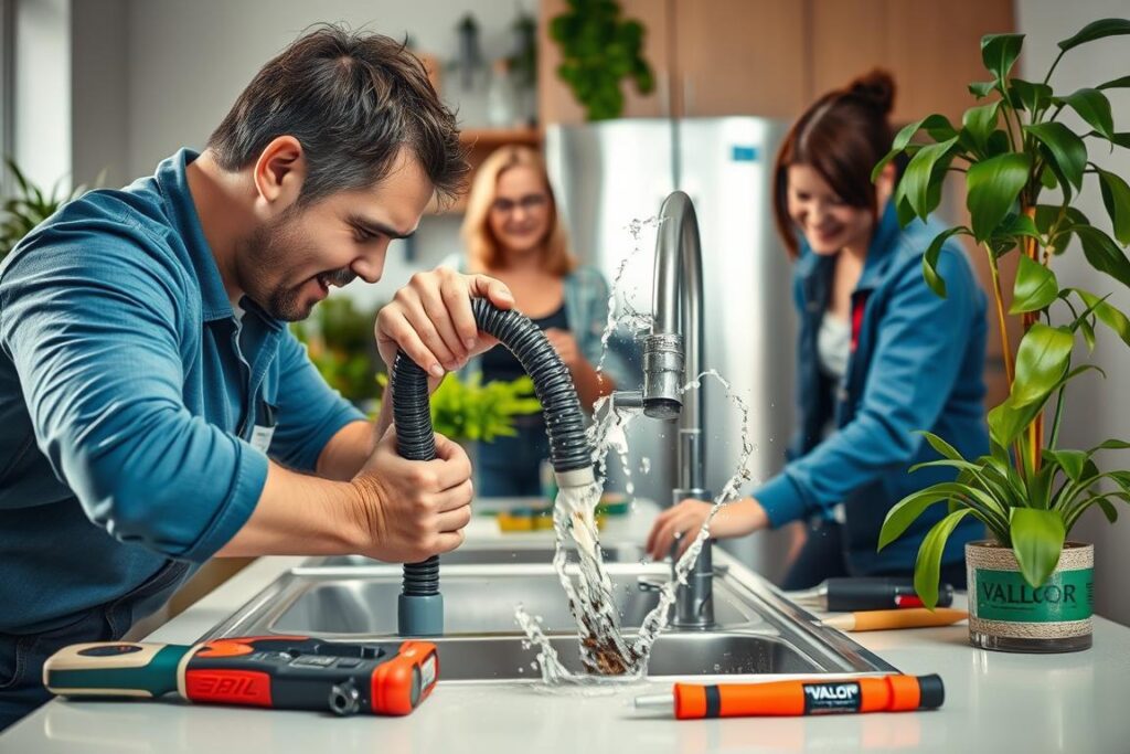 Desentupimento de pias e ralos Desentupimento de pias e ralos