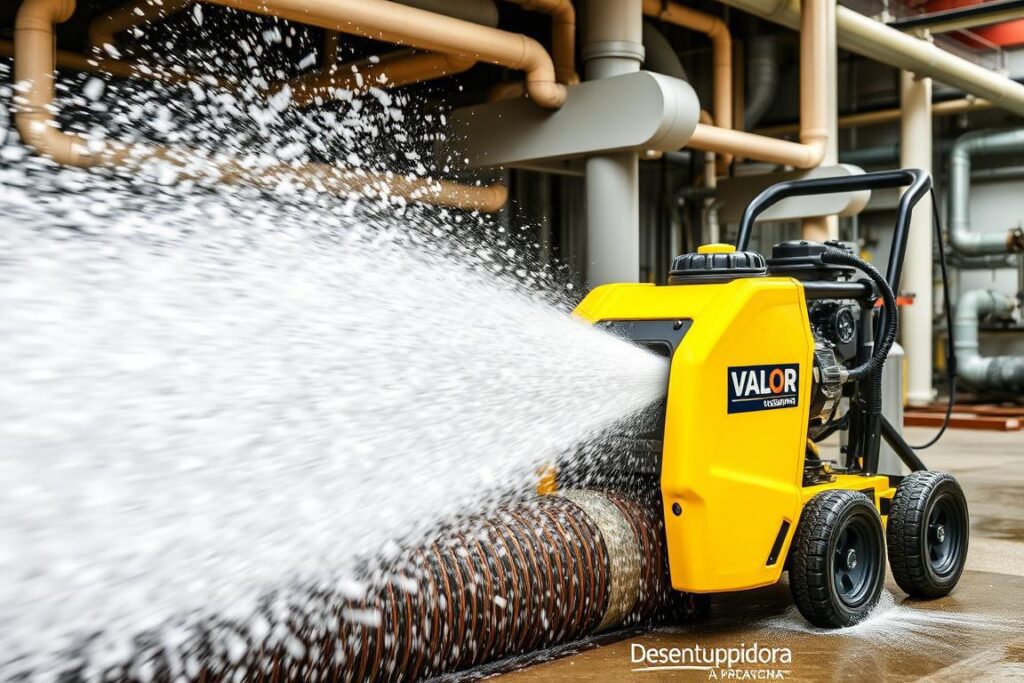 Hidrojateamento para desentupimento