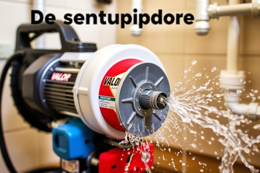 Máquina Roto Rooter para desentupimento