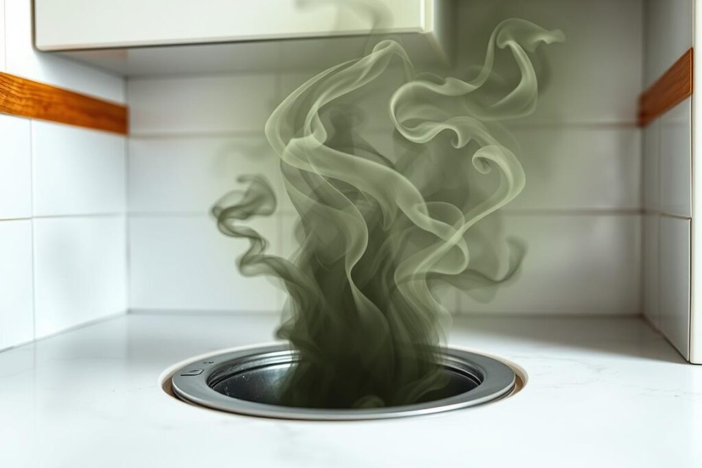 Gases do esgoto causando mau cheiro Gases do esgoto causando mau cheiro