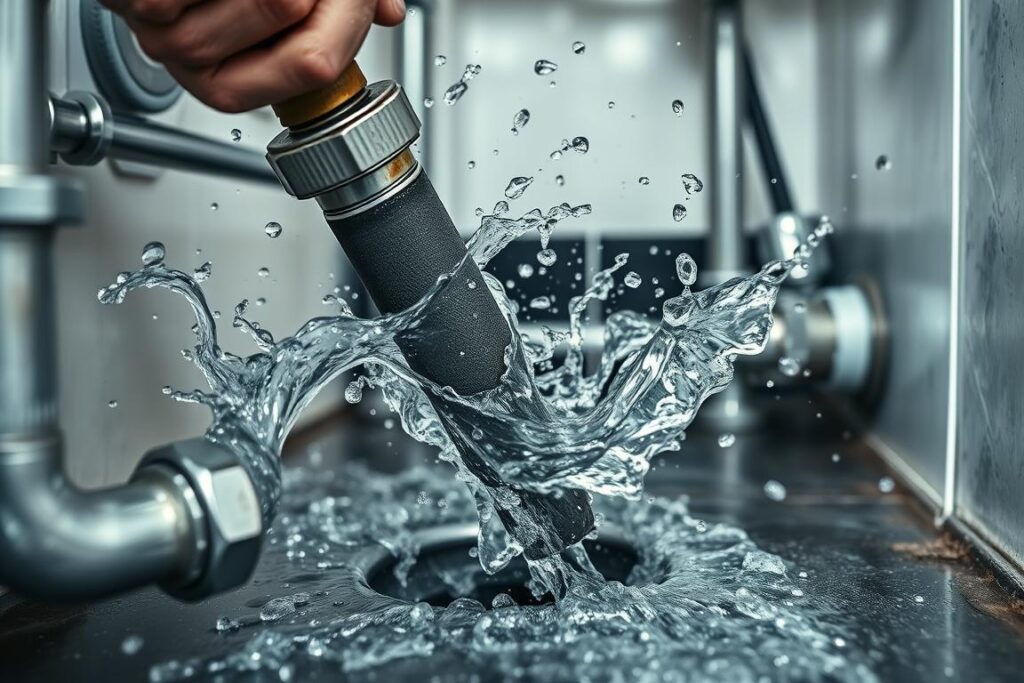 Desobstrução de encanamentos Desobstrução de encanamentos