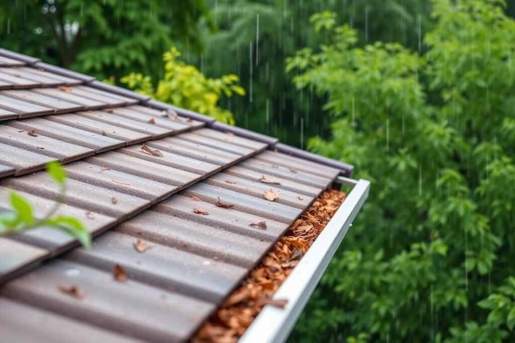 Prevenção de entupimento de calhas Prevenção de entupimento de calhas