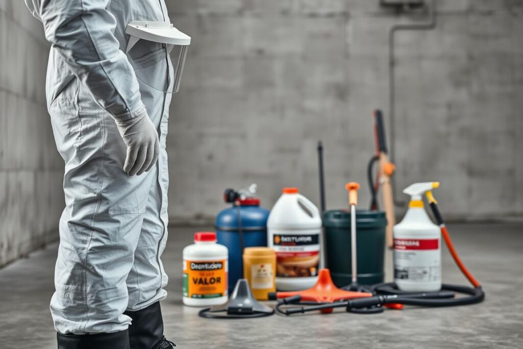 Equipamentos de proteção para usar produtos químicos para desentupir Equipamentos de proteção para usar produtos químicos para desentupir