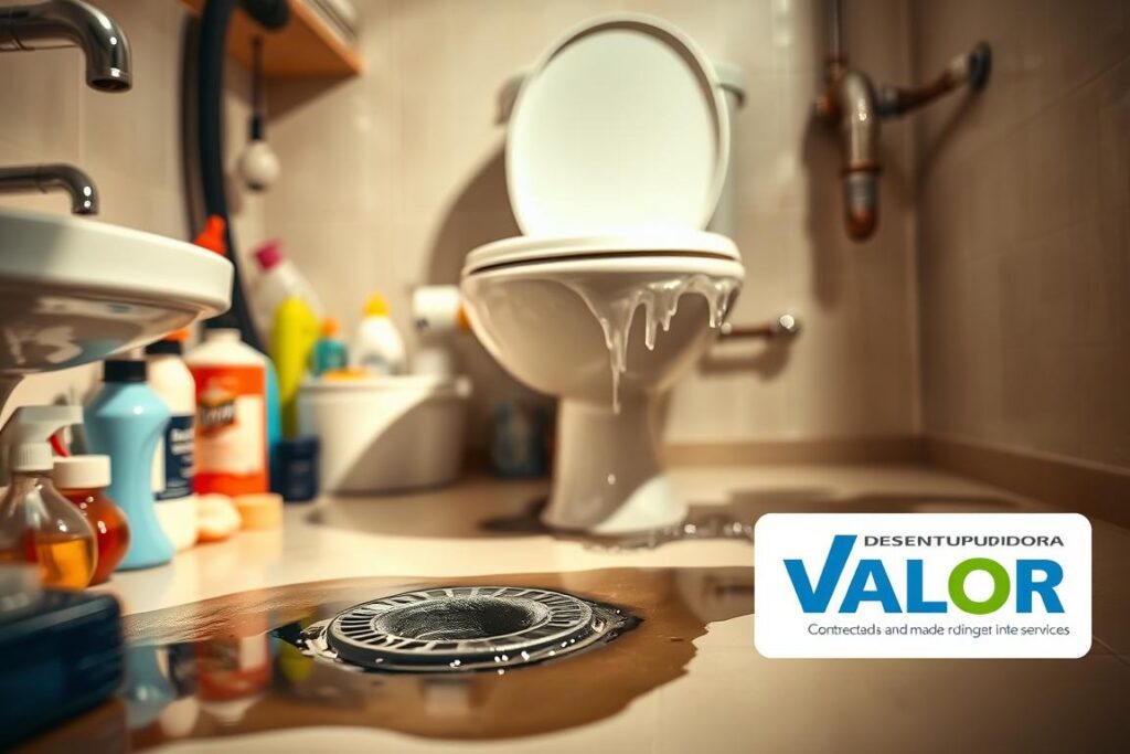 Problemas de entupimento em residências