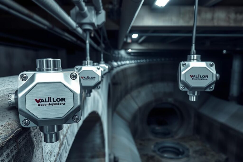 sensores de nível de esgoto instalados em rede coletora sensores de nível de esgoto instalados em rede coletora