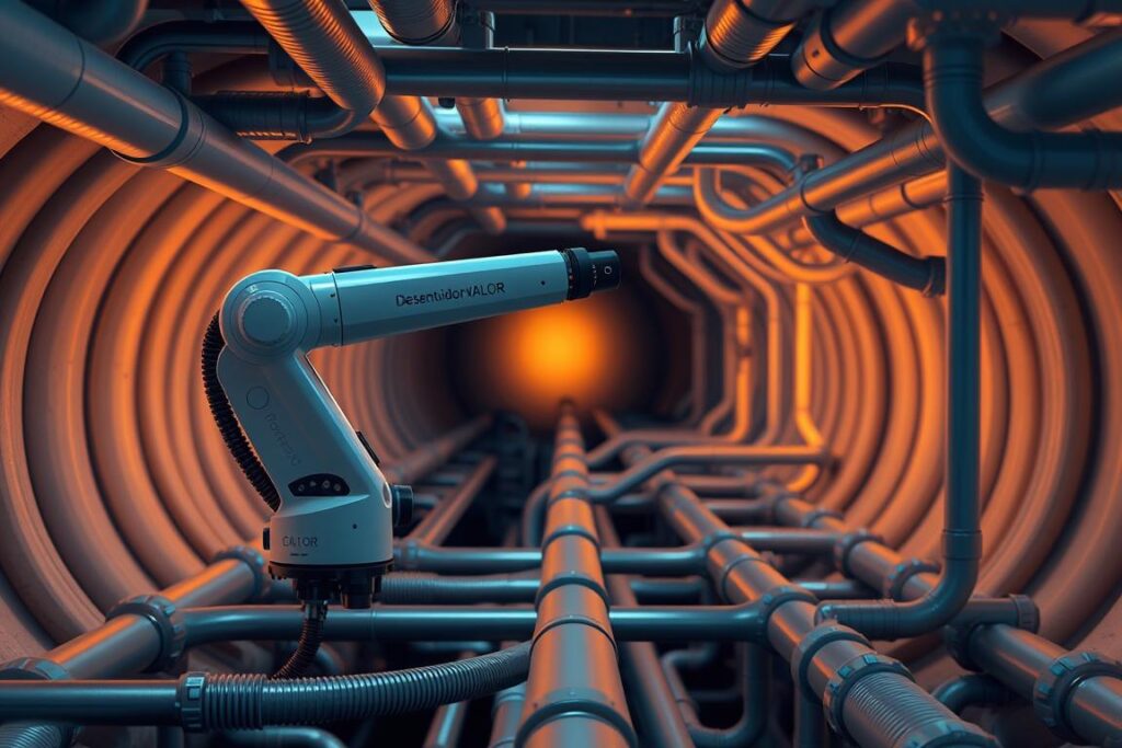 máquinas robotizadas para limpeza de tubulações máquinas robotizadas para limpeza de tubulações