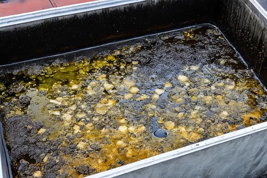 entupimento de caixa de gordura