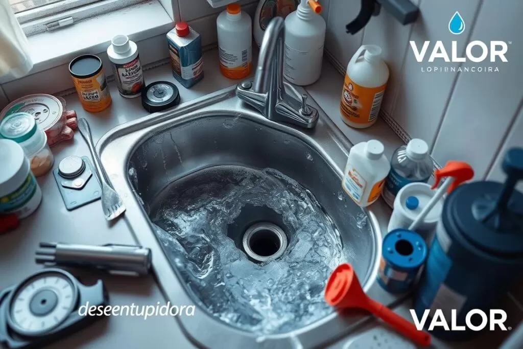 pia de apartamento entupida desentupir encanamento de pia