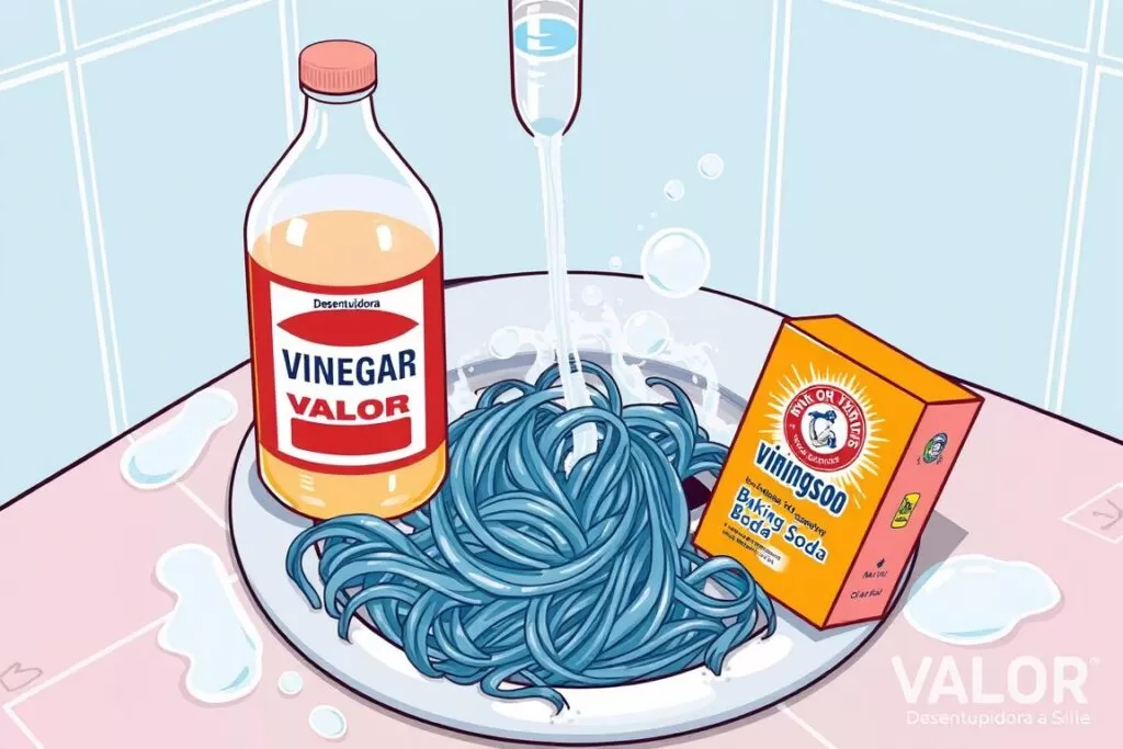 Desentupir ralo do banheiro com cabelo usando bicarbonato e vinagre Desentupir ralo do banheiro com cabelo usando bicarbonato e vinagre